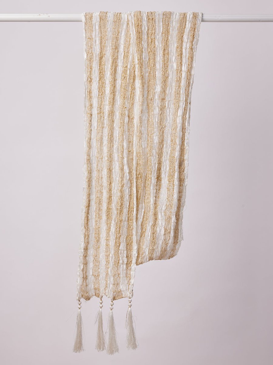 Men's White - Dupatta - House of Sarvati LLC