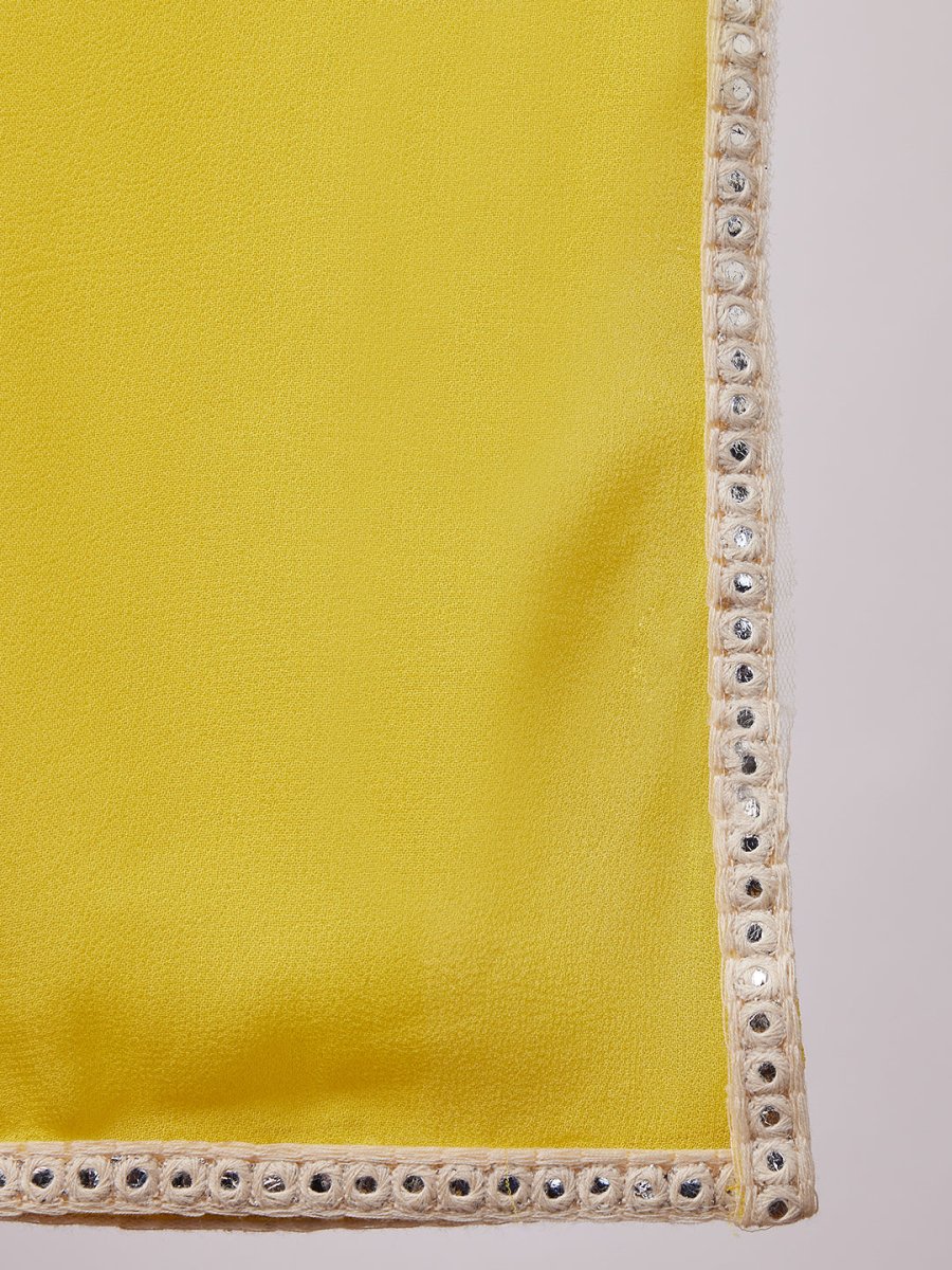 Men's Yellow - Dupatta - House of Sarvati LLC
