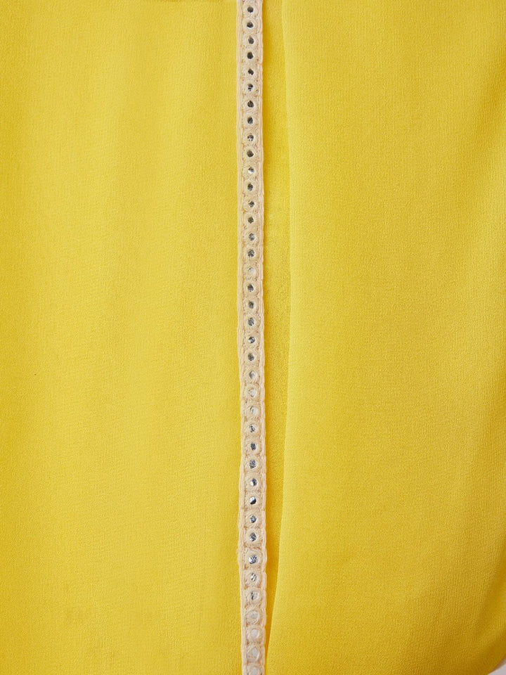 Men's Yellow - Dupatta - House of Sarvati LLC