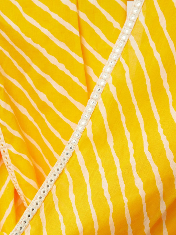 Men's Yellow - Dupatta - House of Sarvati LLC