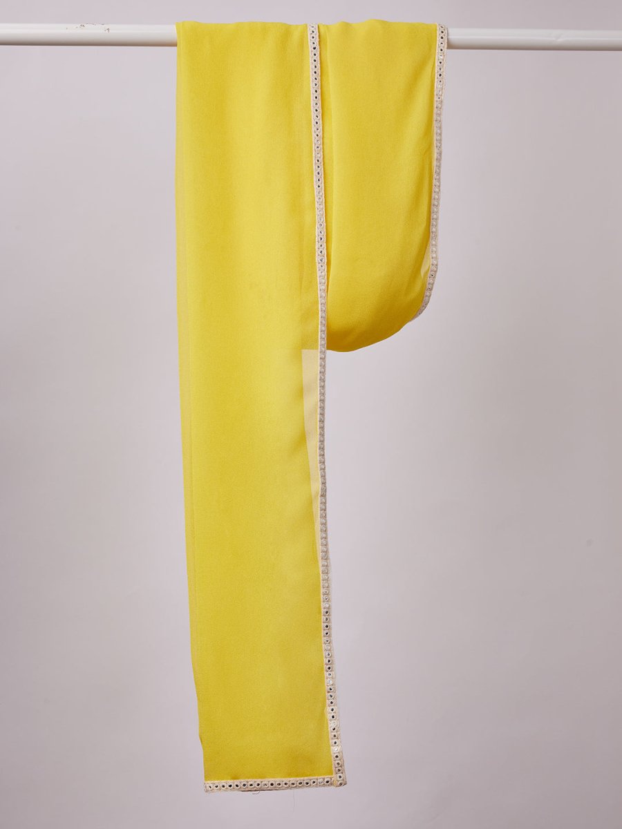 Men's Yellow - Dupatta - House of Sarvati LLC