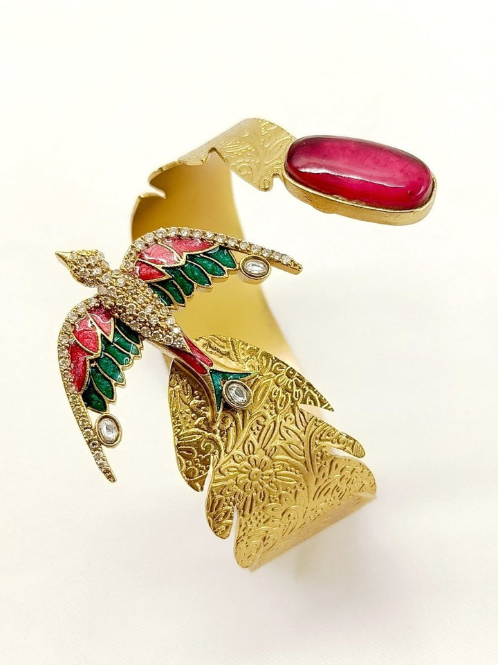 Mirza Ruby Boutique Bracelet - House of Sarvati LLC
