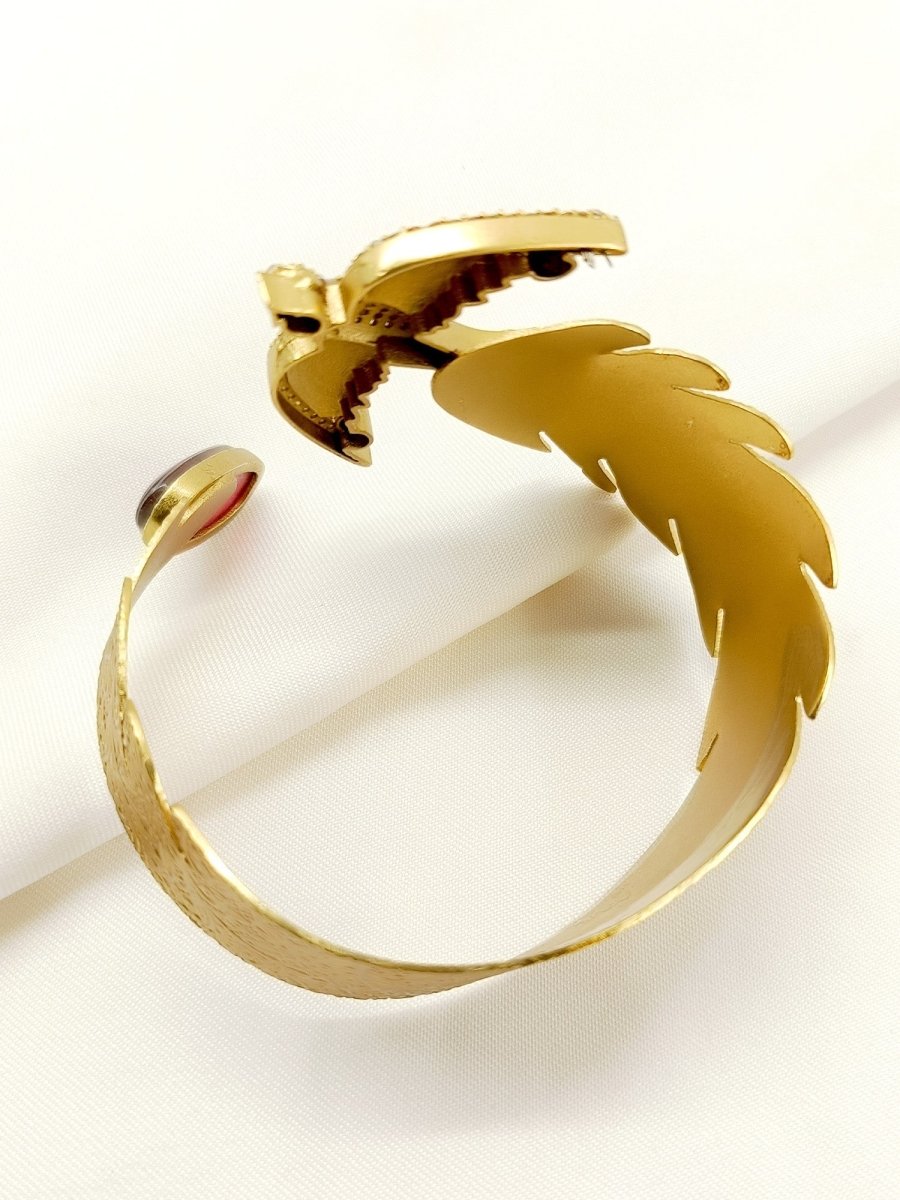 Mirza Ruby Boutique Bracelet - House of Sarvati LLC
