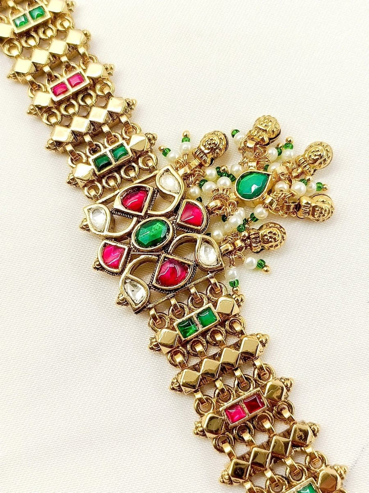Monali R&G Kundan Bracelet - House of Sarvati LLC