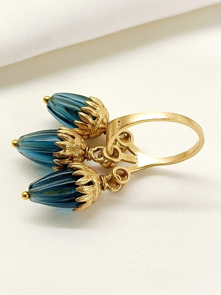 Mouni Blue Boutique Finger Ring - House of Sarvati LLC
