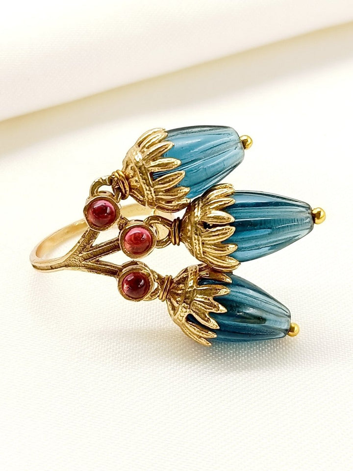 Mouni Blue Boutique Finger Ring - House of Sarvati LLC