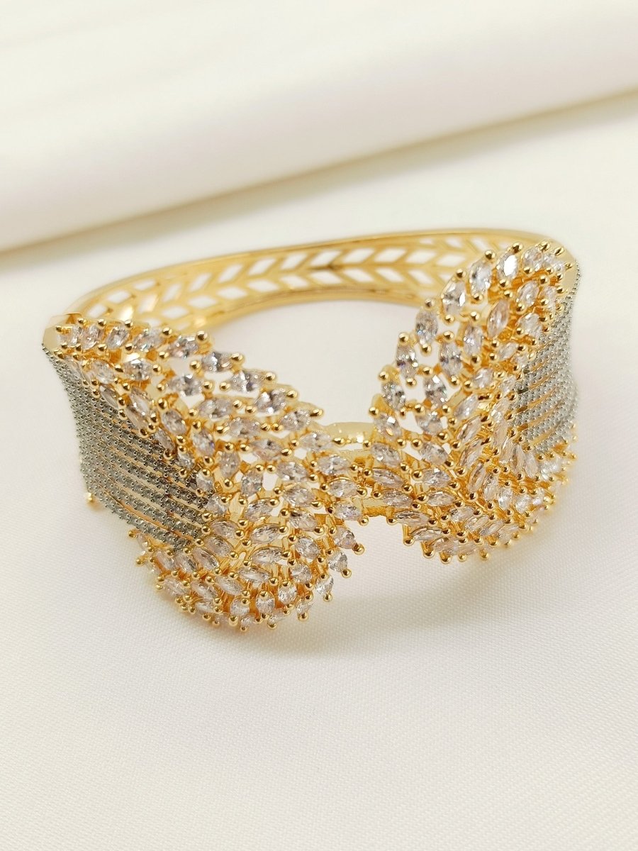 Namya White American Diamond Bracelet - House of Sarvati LLC