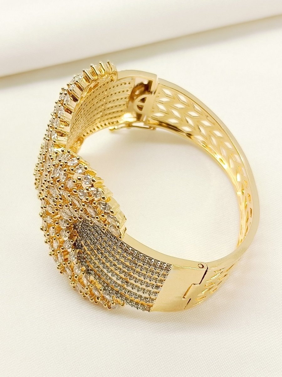 Namya White American Diamond Bracelet - House of Sarvati LLC