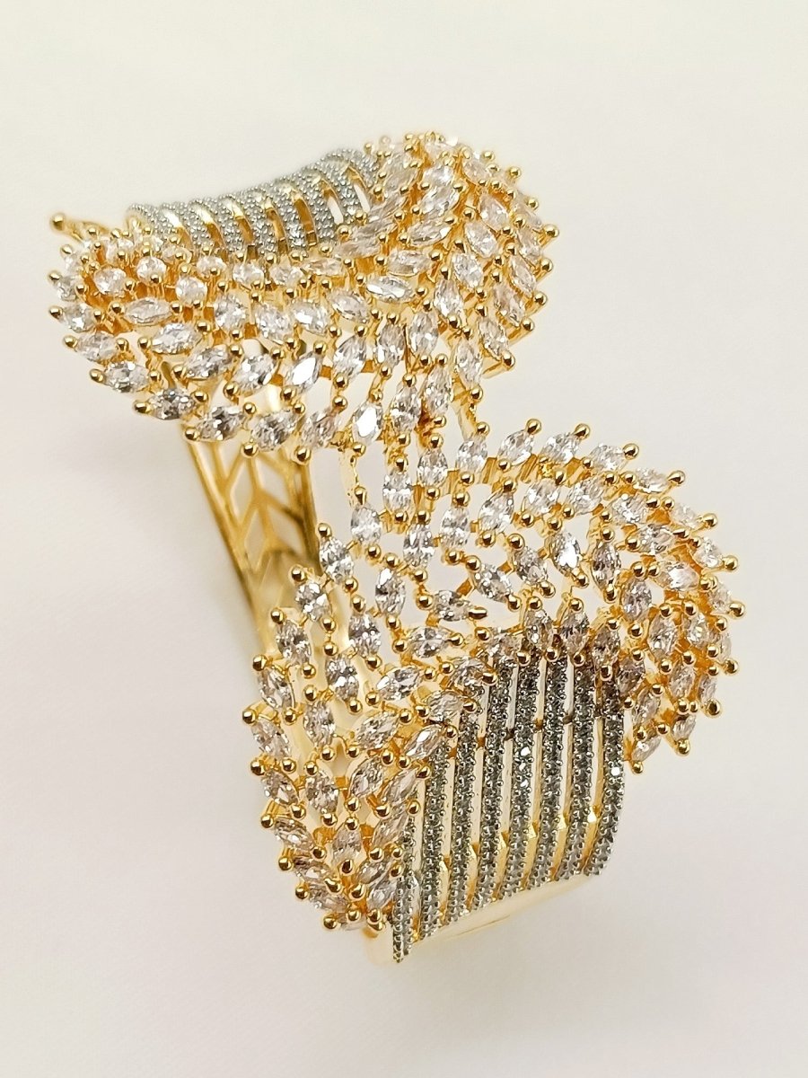Namya White American Diamond Bracelet - House of Sarvati LLC