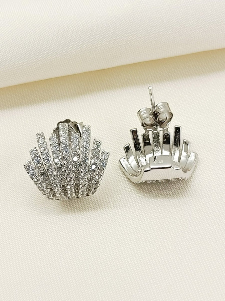 Ocean 92.5 Silver Swarovski Stone Tops - House of Sarvati LLC
