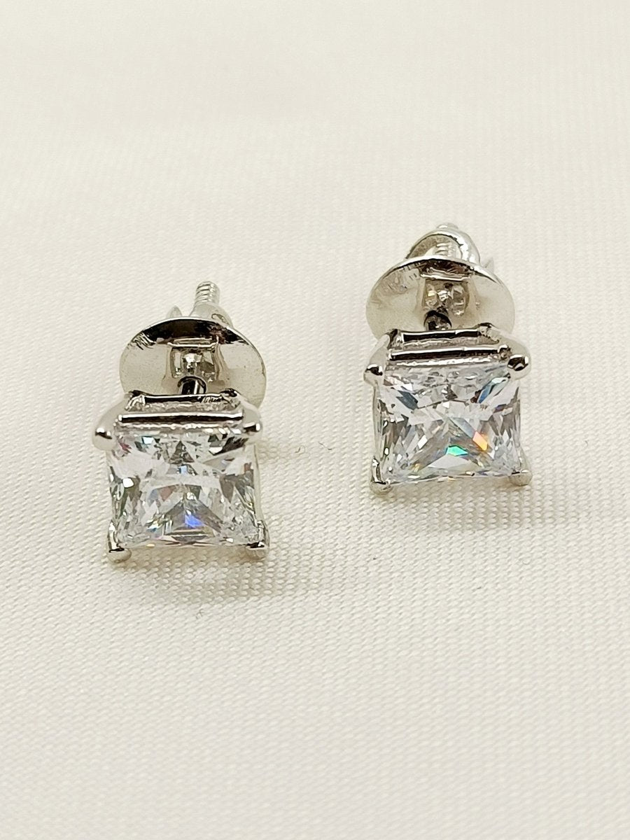 Pahale 92.5 Silver Swarovski Stone Tops - House of Sarvati LLC