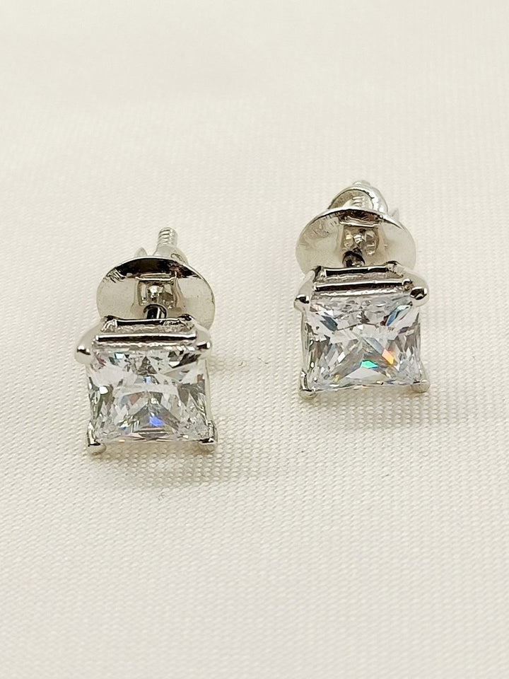 Pahale 92.5 Silver Swarovski Stone Tops - House of Sarvati LLC