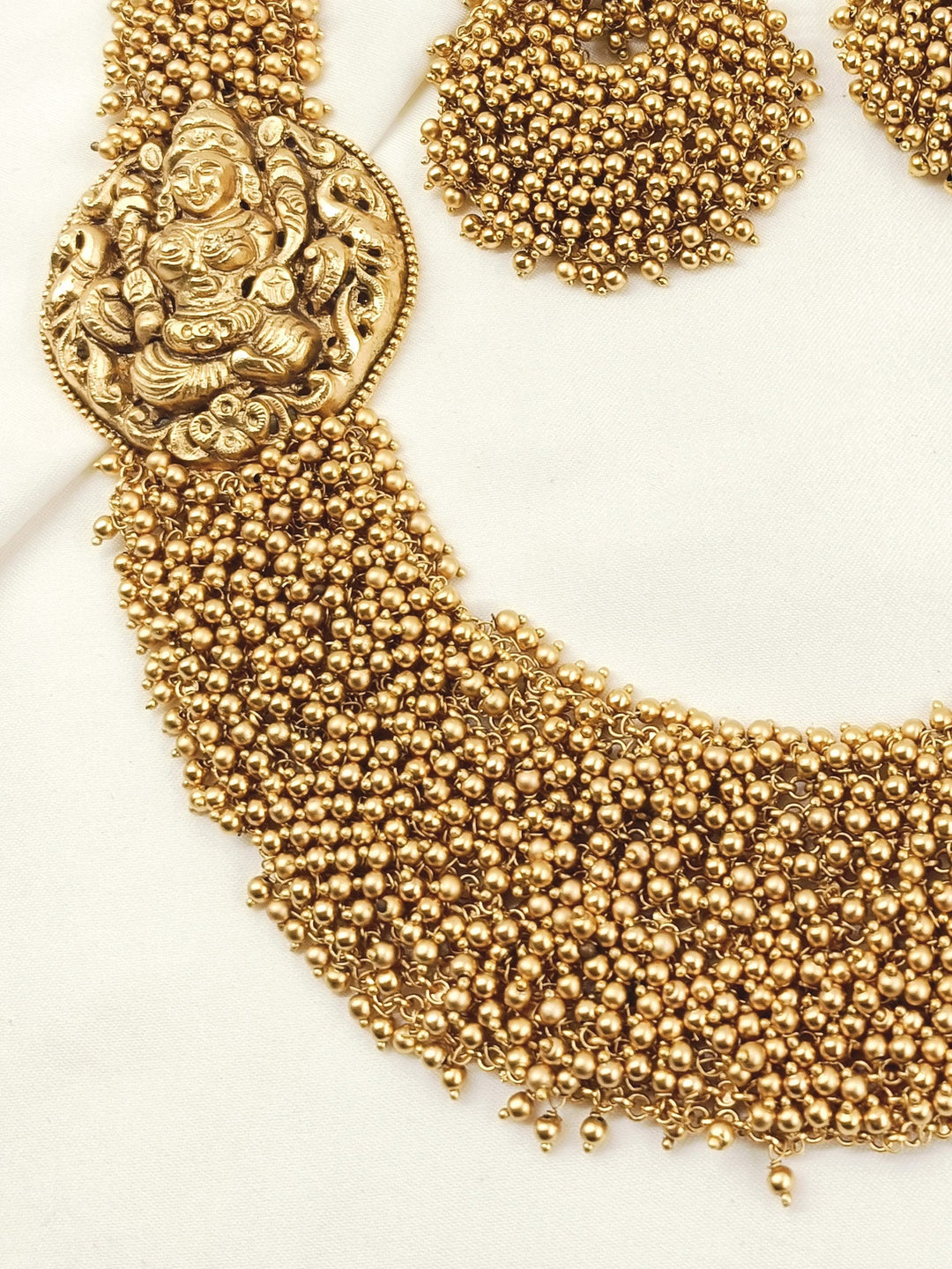 Aneeqa Long Temple Necklace Set