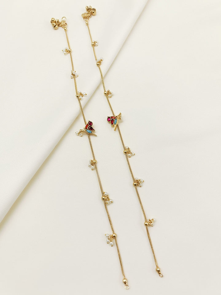 Clarissa Multi Colour Kundan Anklet