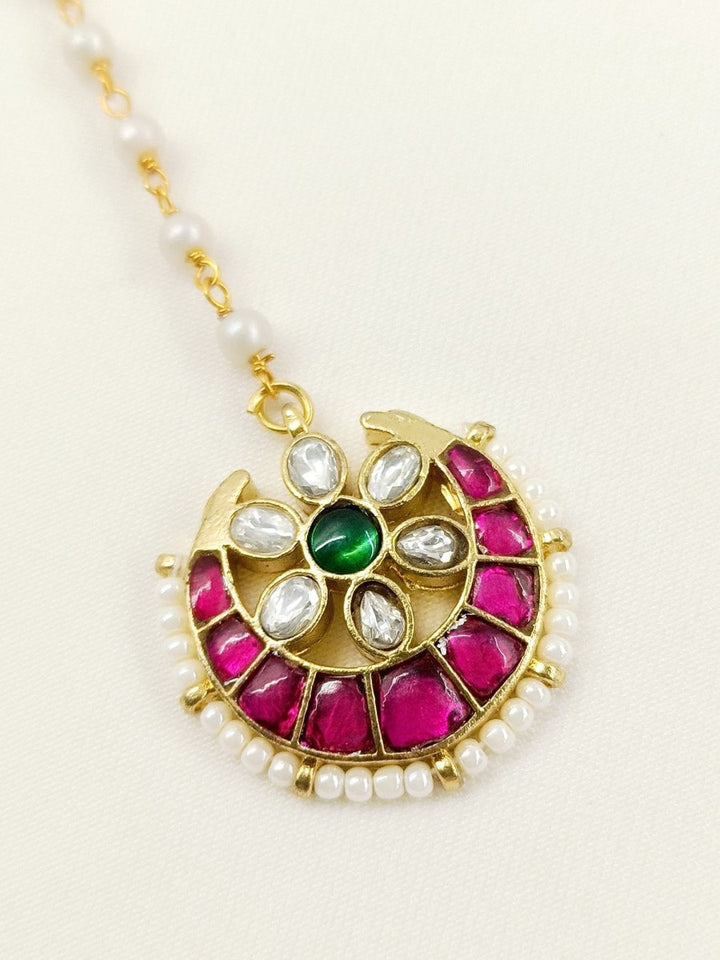 Poorva R&G Kundan Teeka - House of Sarvati LLC