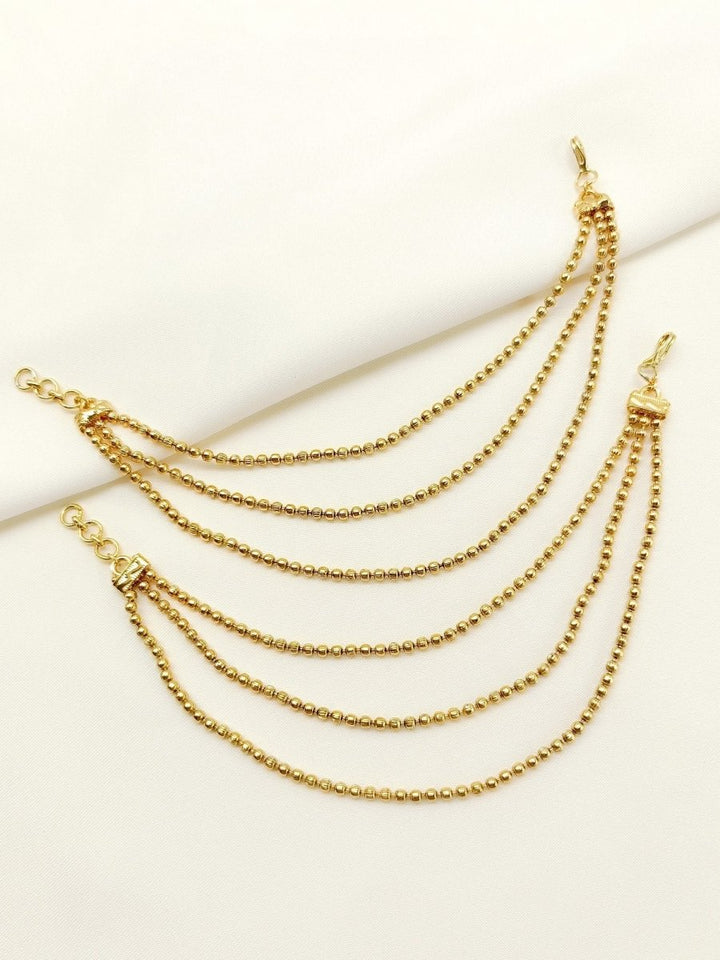Pritaa Traditional Ear Chain - House of Sarvati LLC