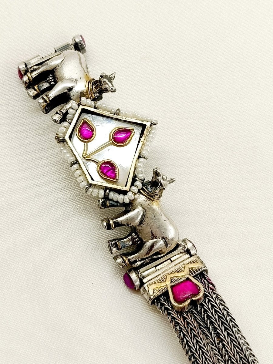Priya Ruby Boutique Bracelet - House of Sarvati LLC