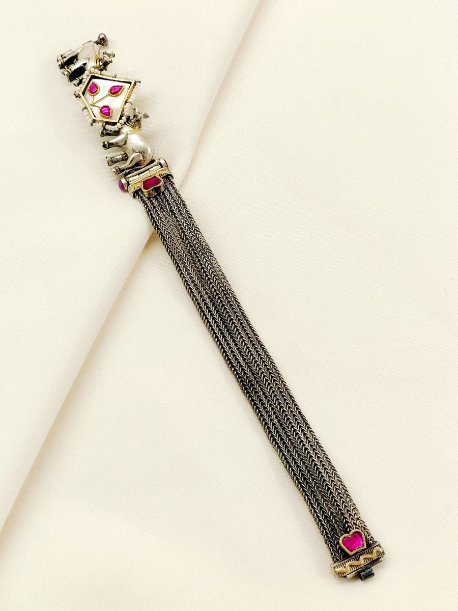 Priya Ruby Boutique Bracelet - House of Sarvati LLC
