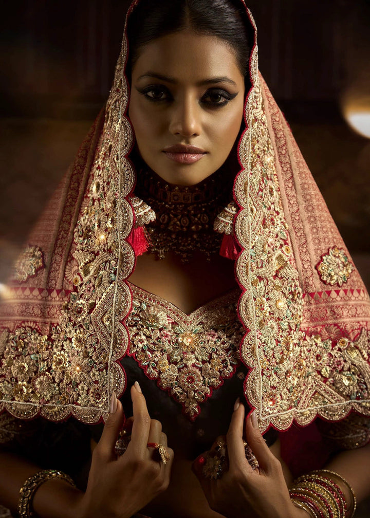 Pure Bangalore Taana Silk Saree Set – Heavy Embroidery & Zircon Work (Set of 6) - House of Sarvati LLC