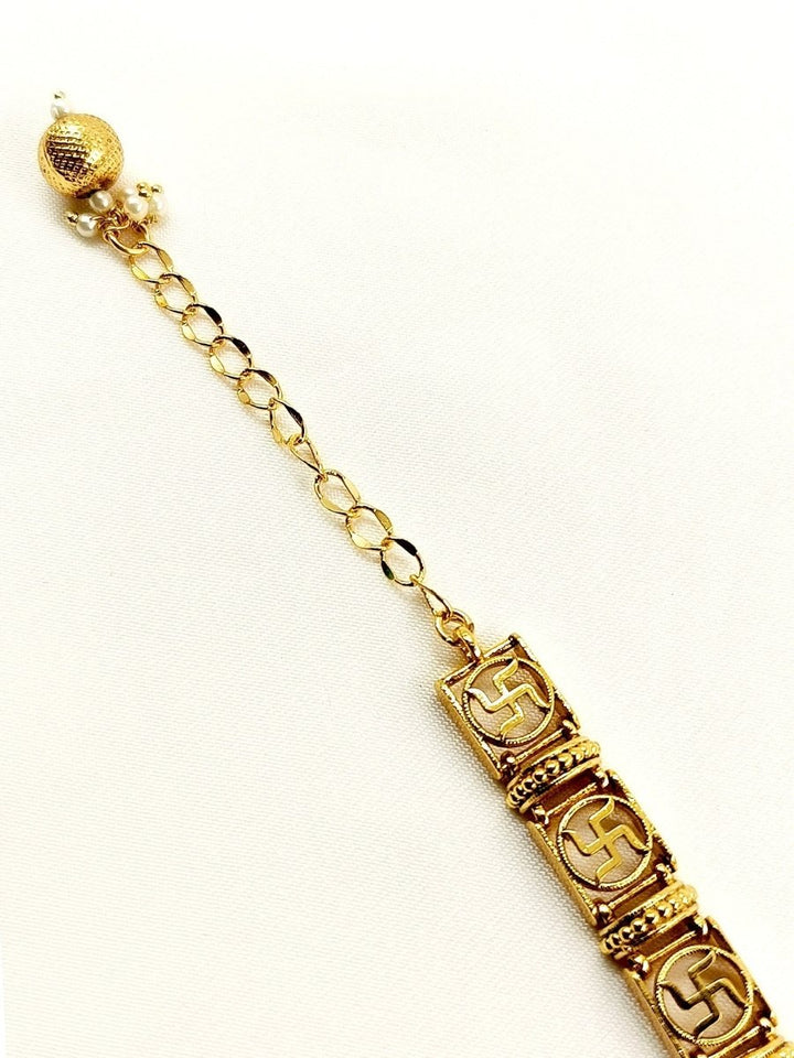 Pusma Plain Antique Bracelet - House of Sarvati LLC