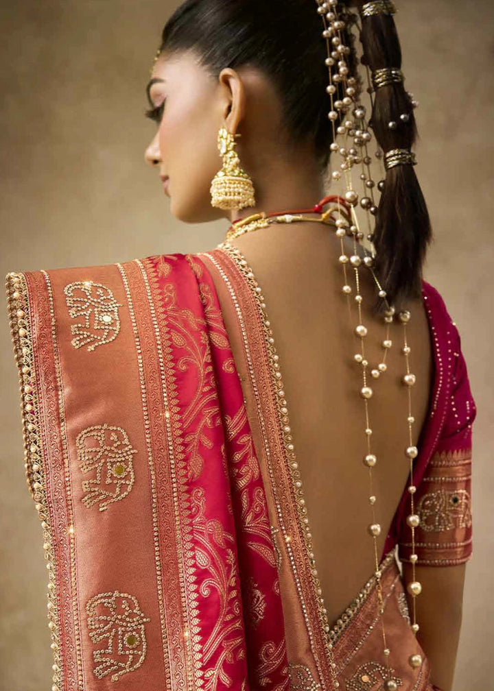 Red Special Collection – Designer Saree Set (Set of 4) - House of Sarvati LLC