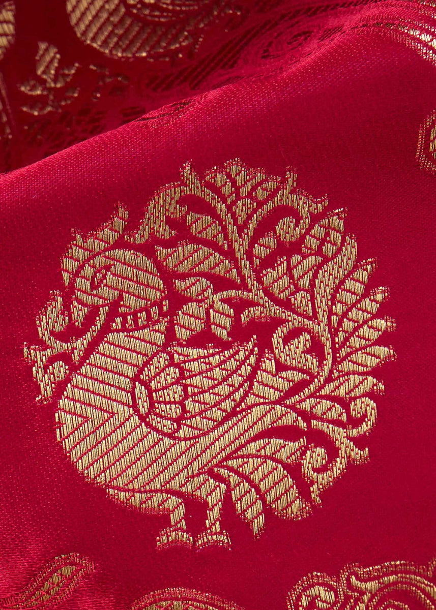 Red Special Collection – Designer Saree Set (Set of 4) - House of Sarvati LLC