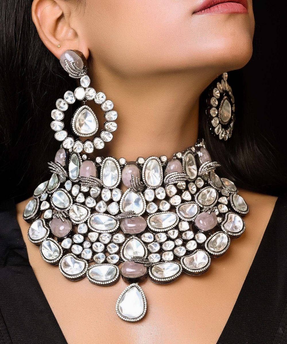 Sulakshna Bridal Contemporary Victorian Set - House of Sarvati LLC
