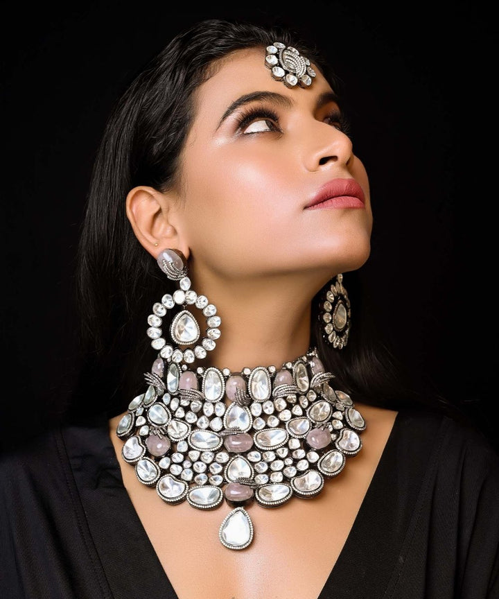 Sulakshna Bridal Contemporary Victorian Set - House of Sarvati LLC