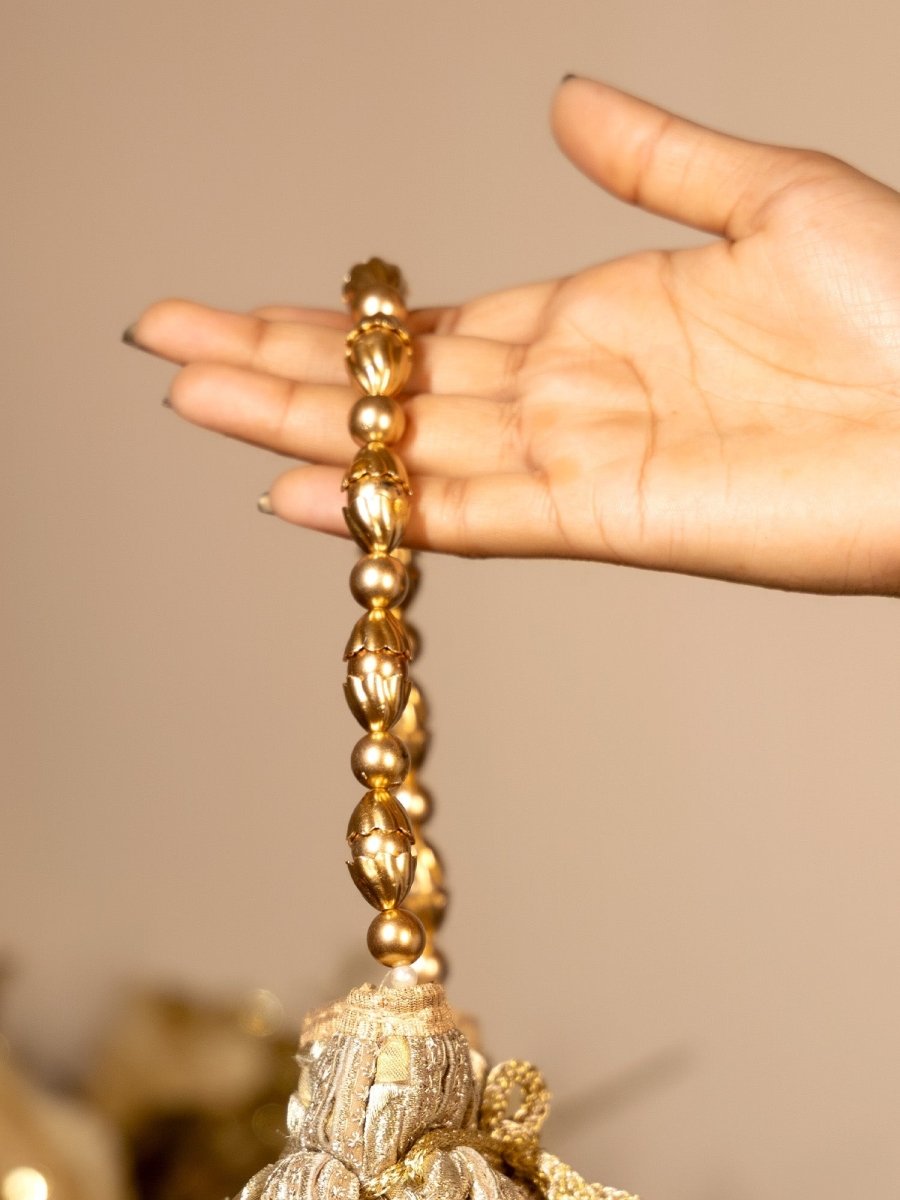 Taman Copper Potli Bag - House of Sarvati LLC