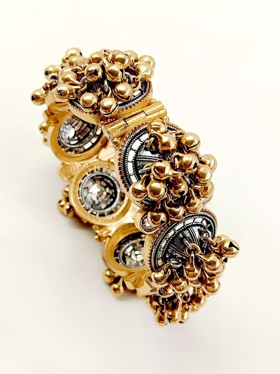 Vasvi Two Tone Polish Boutique Kada - House of Sarvati LLC