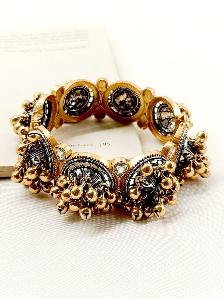 Vasvi Two Tone Polish Boutique Kada - House of Sarvati LLC