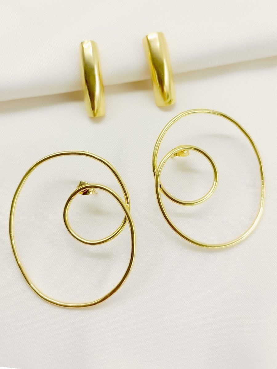 Yana Western Earcuff With Earring - House of Sarvati LLC