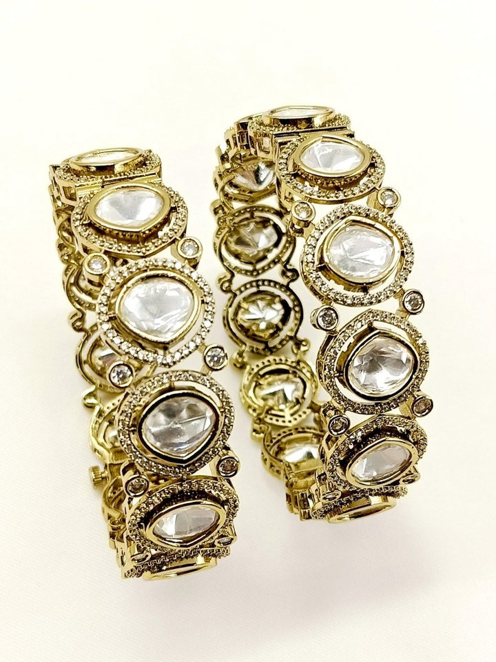 Yohanna Victorian Bangle Set Of 2 - House of Sarvati LLC