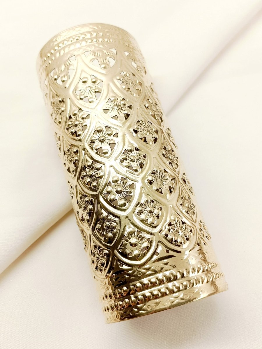 Zaria Plain Oxidized Bracelet - House of Sarvati LLC