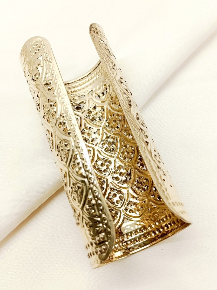 Zaria Plain Oxidized Bracelet - House of Sarvati LLC